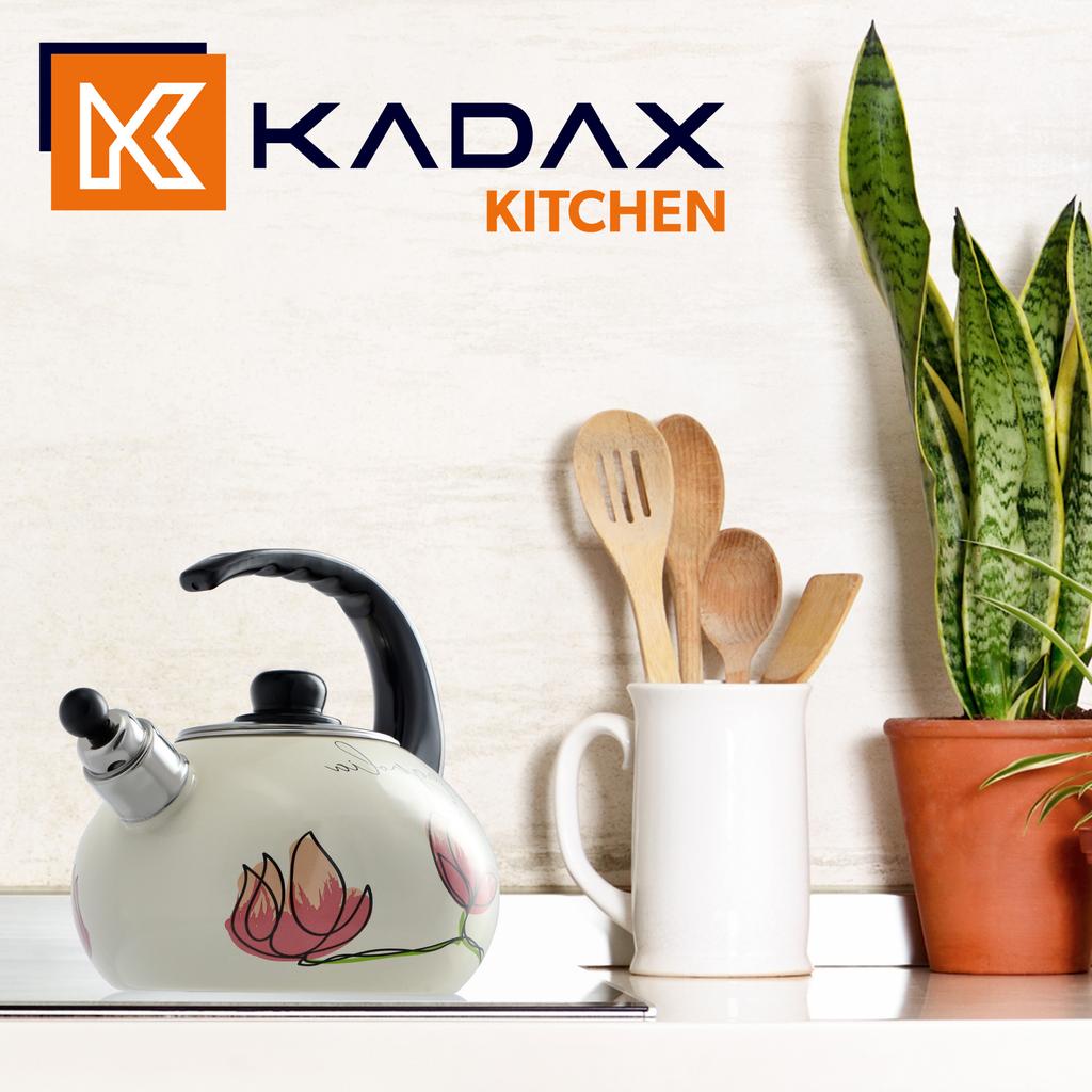 KADAX Emailierter Wasserkocher 2,2L Induktion Gas