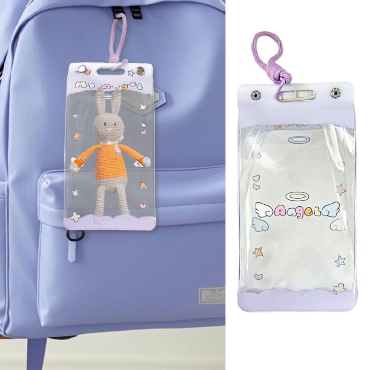 Plastic Hanging Doll Protective Case Portable Water-Resistant Organizer Storage Container For Travel And Home Use