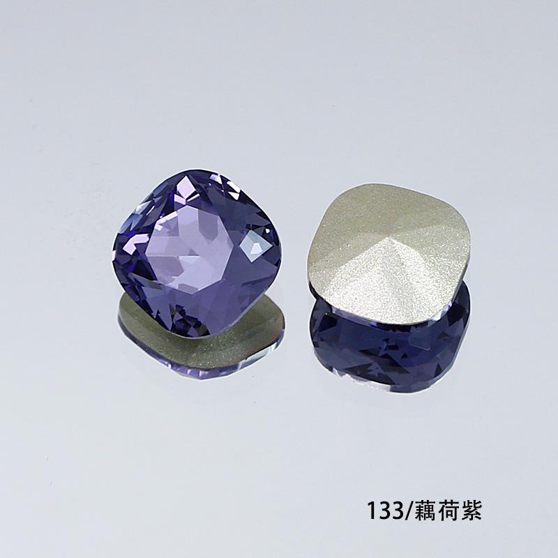 10Pcs Crystal K9 Glass Drill Tip Bottom Drill Fat Square Special-Shaped Nail Drill Clothing Accessories