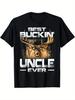 Best Buckin Uncle Ever Deer Hunting T-shirt