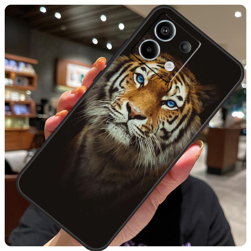Animal Tiger Case For Xiaomi Redmi Note 14 10 11 12 13 15 Pro Plus Cover For Redmi 15 15C 14C 10C 12C 13C