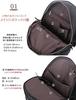 Camilla de Amour Stilvoller Rucksack für Damen, Leicht, Perfekt für Pendeln und Schule, Größe 5-134 (Schwarz mit schwarzer Hardware)