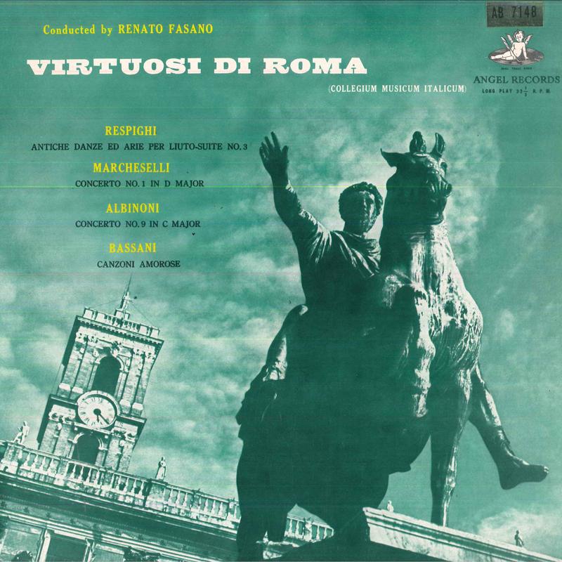 

LP Record VIRTUOSI DI ROMA, RENATO FASANO - Respighi: Antiche Danze and Arie Su HA5096 ANGEL Japan Classical Used