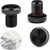 3 Pcs Motorcycle Mirror Hole Plug M10x1.25, Universal Space Aluminum Motorcycle Rear View Mirror Screws Suitable for Most Motorcycle(Honda,Yamaha,