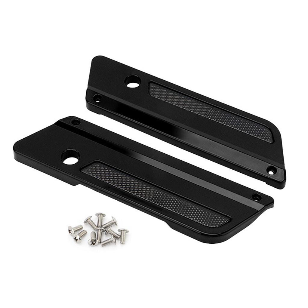 Motorcycle Reflector Decoration Saddlebag Latches Cover Locks For Road Street 2014-up
