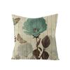 New Retro Flower Pillow Cover Polyester Home Pillow Living Room Sofa Cushion Cushion