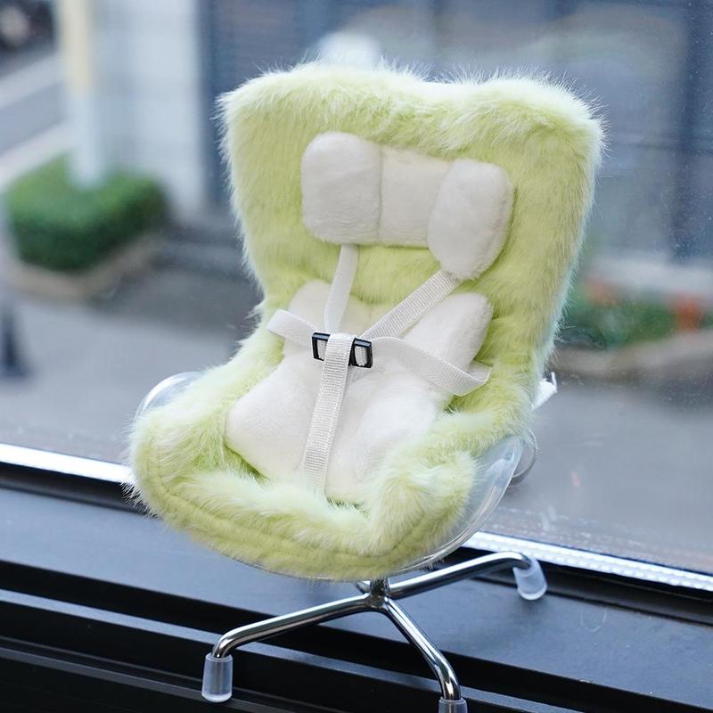 For Car Doll Safety Seat Kawaii Ob11 Seat Auto Interior Decoration Air Aromatreatment Decoration Cute Dolls Ornaments