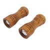 2PCS Wood Pepper Grinder   Coarseness Efficient Grinding Pepper Mills Shakers for Kitchen Supplies