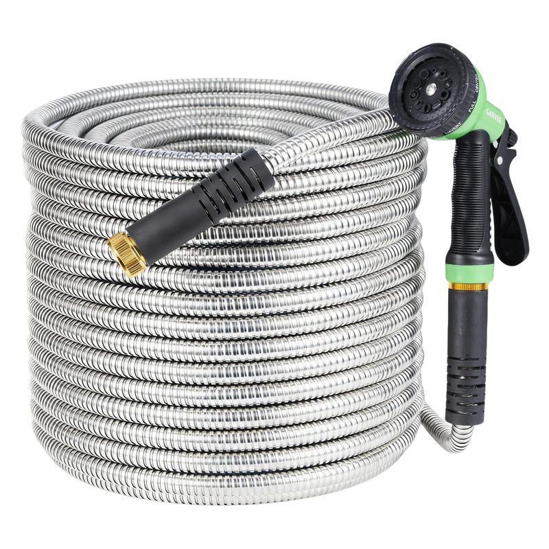 50/100/150FT Stainless Steel Garden Hose With