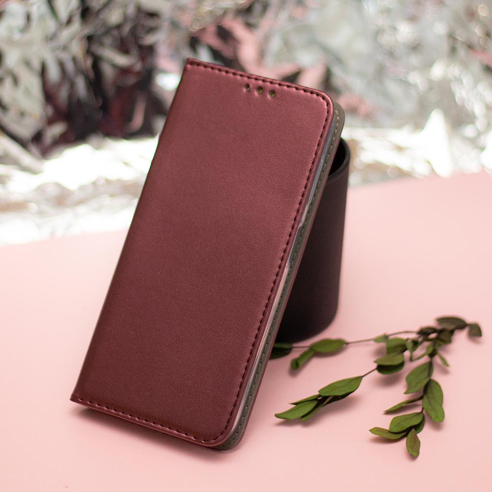 Etui Smart Magnetic Do Honor 600 / 600 Pro Burgundowe