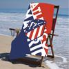 1pc Atletico Madrid Beach Towel, Beach and Seaside Swimming Pool Equipment, Fashion Pattern, Rectangular, Travel Essentials