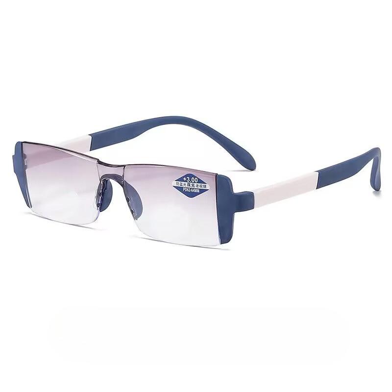 3PCS Reading Glasses Women Urltra-Light PC Protection Anti-Blue Light Men Elegant Comfortable Eyeglasses +100 +150 +200 To+400
