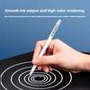 LANGUO Overlayable High-Capacity Replacement Gold/Silver/White/Black Drawing Gel Pens for Art Marker Stationery School Supplies