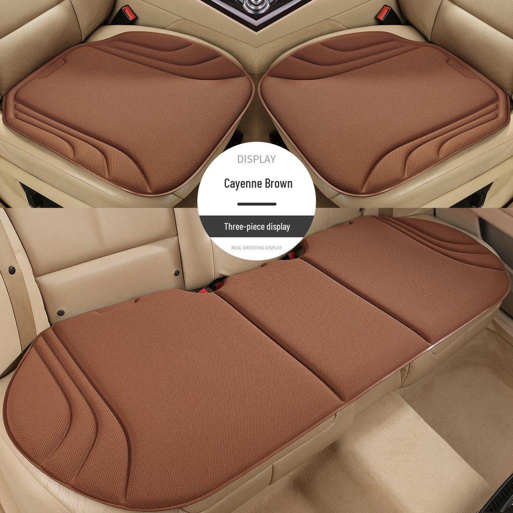 Seaweed Fiber Car Seat & Office Cushion 3-Piece Set - All-Season Latex Pad