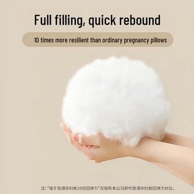 U-Shaped Maternity Support Pillow - Side Sleeping Belly Cushion with Lumbar Support, A-Class Cotton, Winter Special.