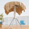 Metal Folding Clothes Racks with Wheel Plastic Floor Portable Clothes Horse Space Saving Outdoor Drying Rack Home Storage Racks