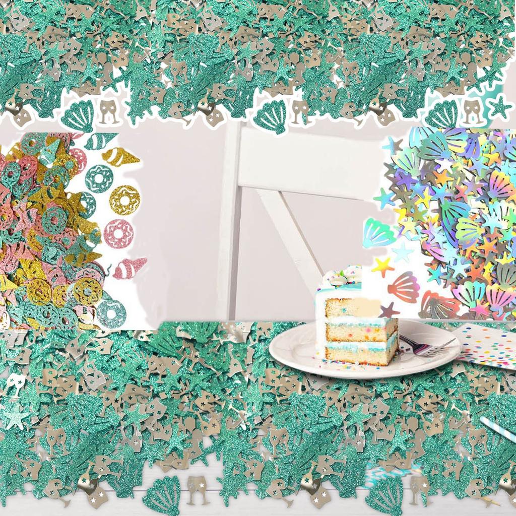 Birthday Party Confetti Desktop Decoration Shells Conch Underwater World Confetti