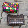 Bohemian Coconut Shell Wood Bead Beaded Bag Colored Mobile Phone Bag Change Bag Small Wallet Oblique Span Bag