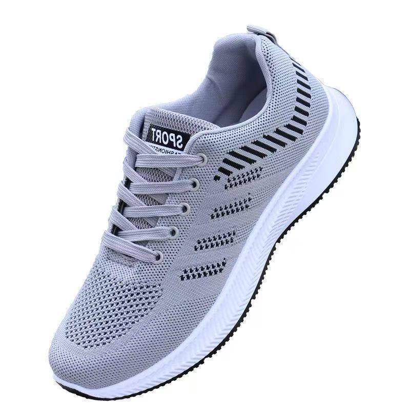 Men's 2025 Breathable Non-Slip Mesh Sneakers - Comfortable Deodorant Running Shoes for Spring, Summer, Autumn Casual Wear