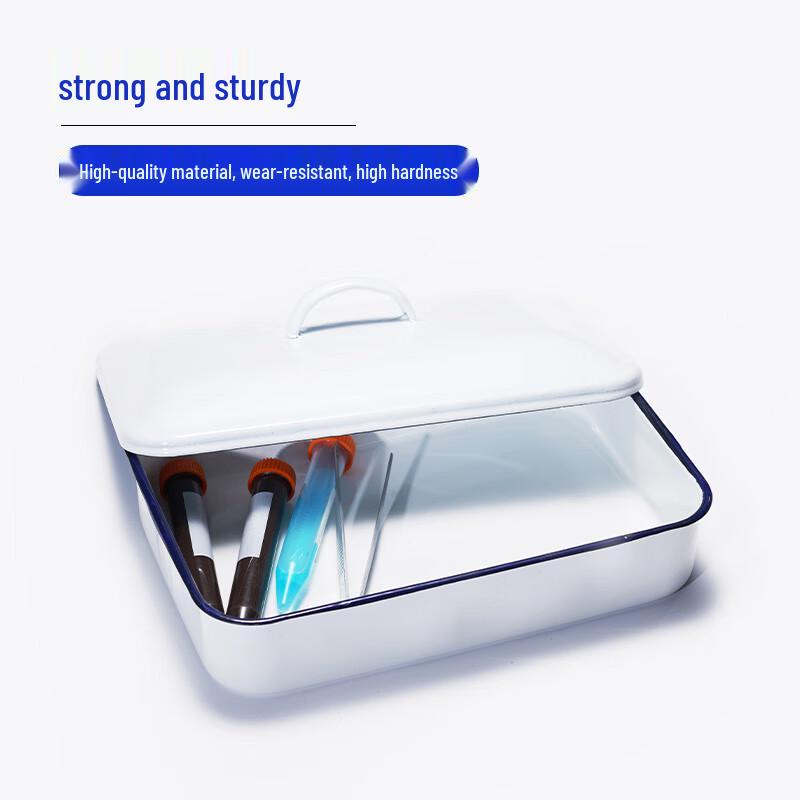 Lěigù Thickened Enamel Laboratory Tray - 1 piece
