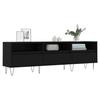 VidaXL Meuble TV noir 150x30x44,5 cm bois d'ingénierie 831277