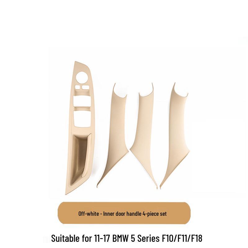 BMW 5 Series Interior Door Pull Handle Protective Cover Trim Sticker for 520/525/528/530 Models.