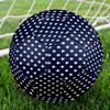 Star Pattern Indoor Size 5 Soccer Ball Colorful Machine Stitched PVC Competition Ready Durable High-Bounce