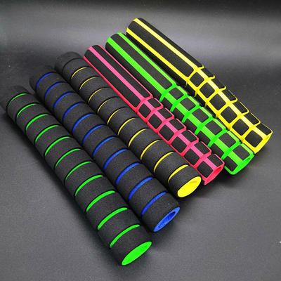 1Pair 22cm Long Soft Foam Silicone Sponge Bicycle Handlebar Gear Grip High Density Ultralight Handle Bar Anti-skid Bike Parts