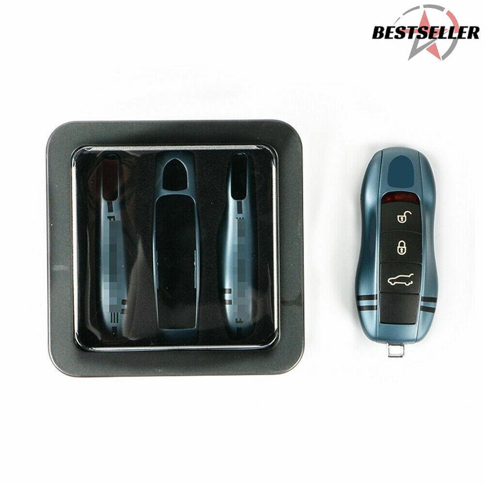 &Remote Key Case Fob Cover For Porsche Cayenne Panamera Macan Cayman Boxster 911