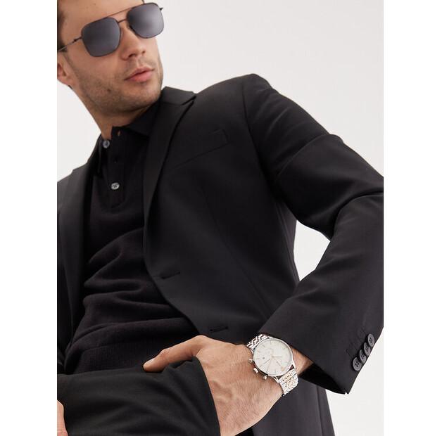 Emporio Armani часы AR0399 серебристый