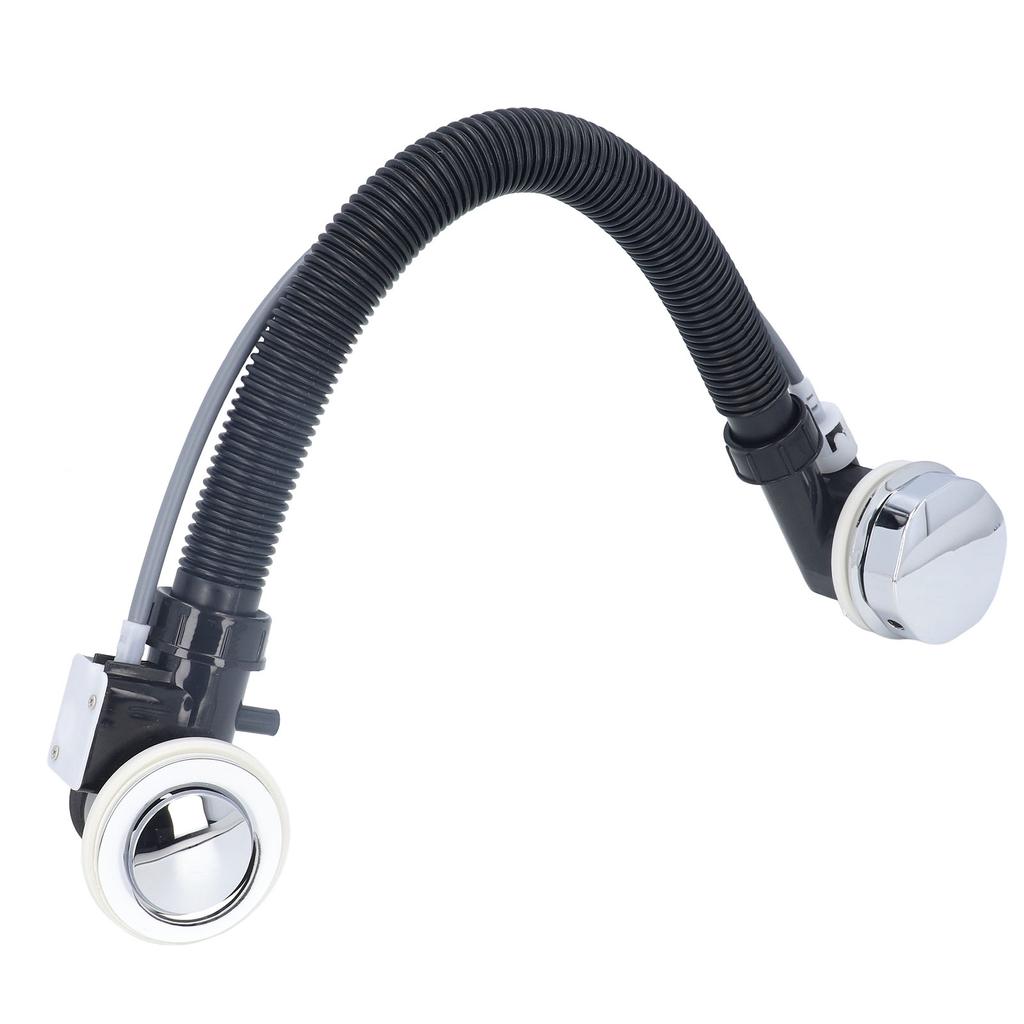 Bathtub Overflow Drainer Concealed Flexible SPA Bathtub Overflow Drain Pipe for Kitchen Bathroom