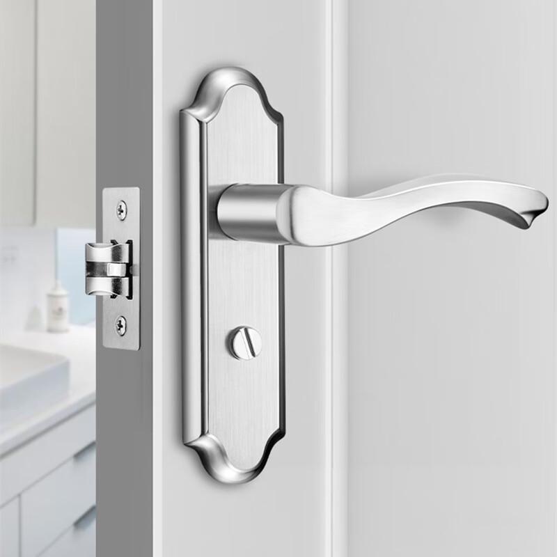 Stainless Steel Keyless Bathroom Door Lock