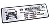 Honami Works TAFT Security Emblem 24 Hour Surveillance Dash Cam GPS Tracker Sticker
