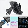 Car Wireless Charging Phone Holder Smart Sensing Fast Wireless Charger Phone Mounts 360° Rotation Inductive automatic clamping