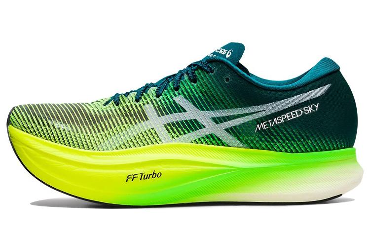 ASICS Metaspeed Sky+ Velvet Pine Safety Yellow 1013A115-300 37.5