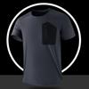 Men's Ice Silk Quick-Dry Cycling T-Shirt - High Elastic, Lightweight, Breathable, Short Sleeve, Round Neck Sportswear Top