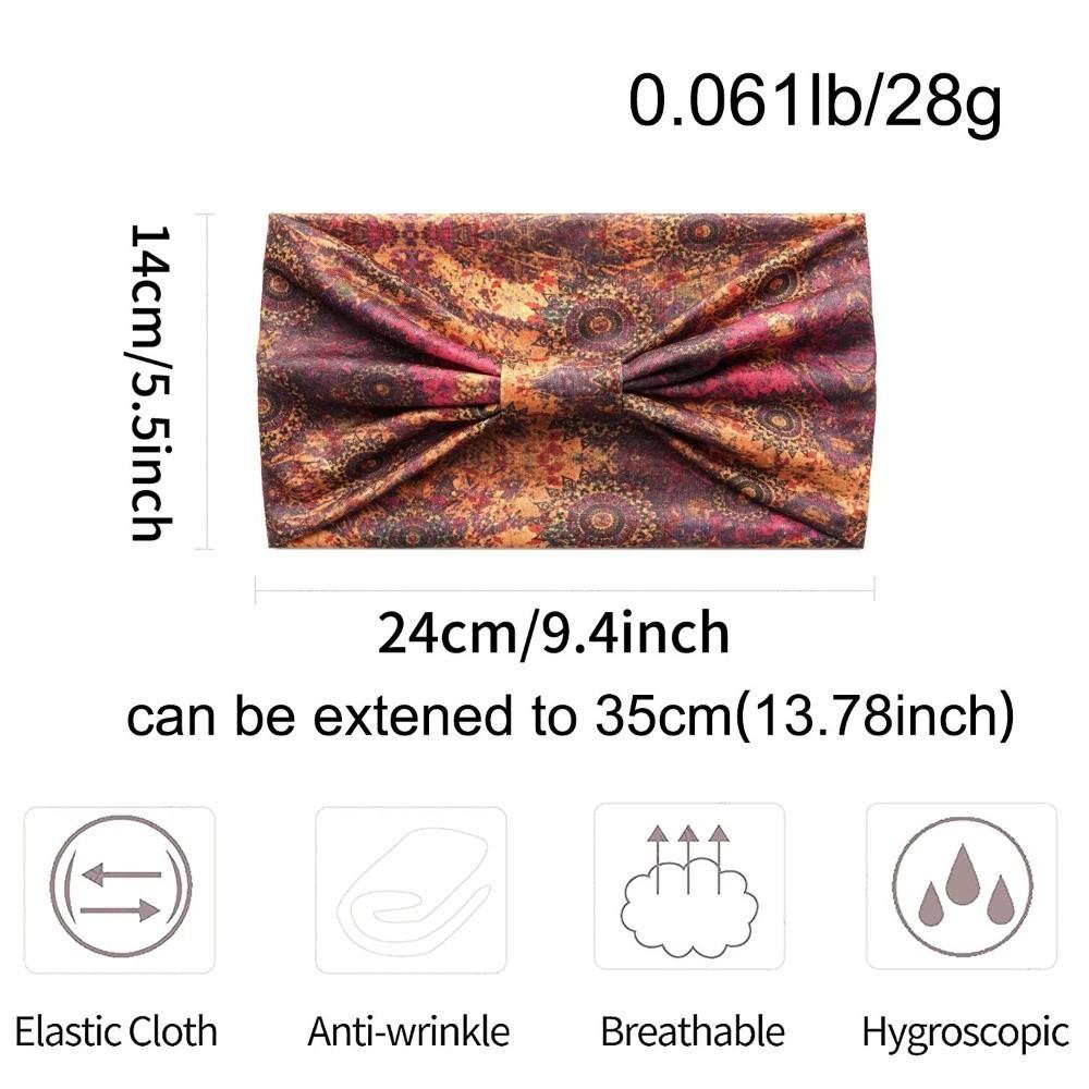 Stretch Boho Headbands Wide-brimmed Wide Headwrap Fashion Workout Head Bands Hair Accessories