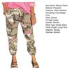 Women Pants Camouflage Print Pockets Elastic Waist Full Length Casual Loose Women