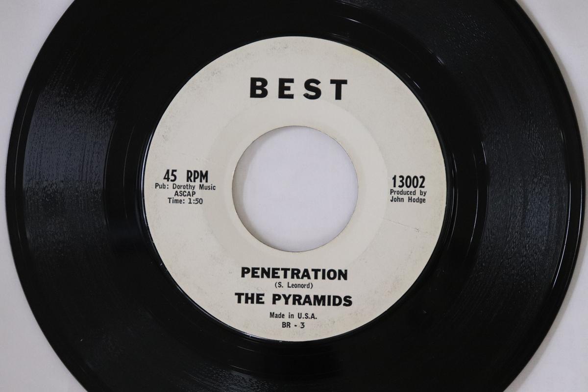 

7inch Record PYRAMIDS - Penetration 13002 Best Records 1963 US Rock Used