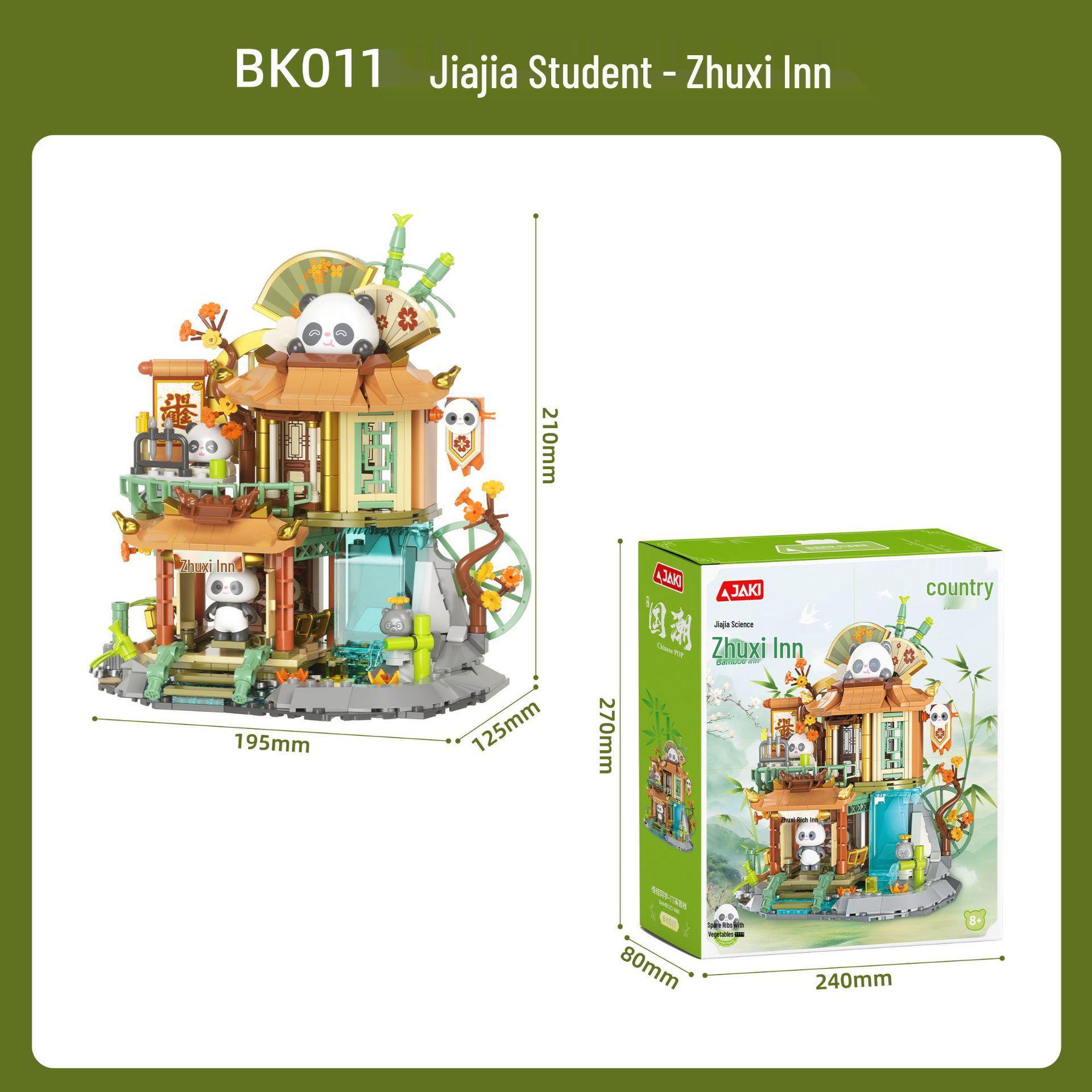 JAKI Jiāqí Cherry Blossom Treehouse Building Blocks - Educational Interlocking Toy for Adults and Girls