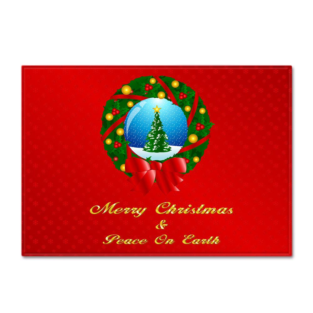 Christmas Living Room Floor Mat Bedroom Dining Room Carpet Carpet Doormat