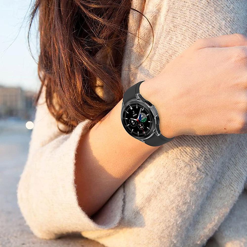 Case for Samsung Galaxy Watch 4/5/6/7 40mm 44mm 45/47mm Matte Cover Protective Hollow Bumper Shell for Watch 6 Classic 43MM 47MM