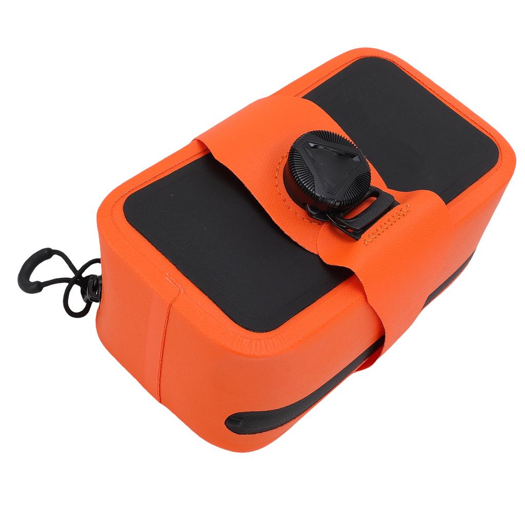 Bike Seat Bag Waterproofing Under Seat Cycling Storage Pouch Saddle Bag for Small Items Storage Black