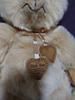 [USED] DOUSHIN Teddy Bear Plush Toy, Beige, Retro Style