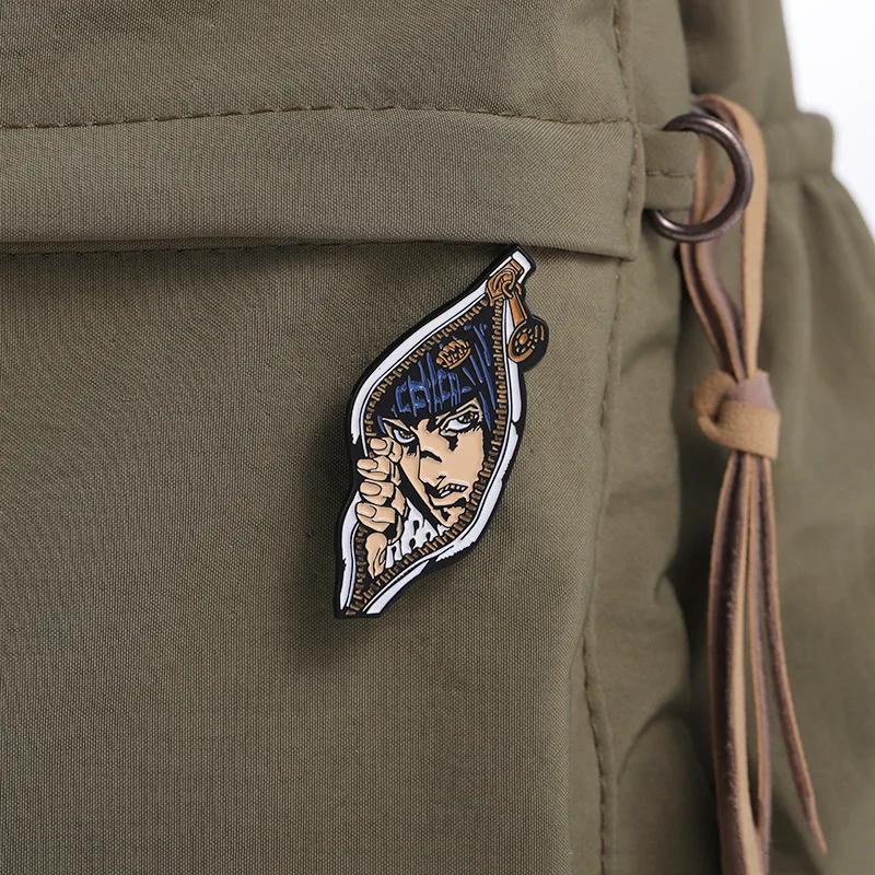 Cartoon Comic Character Enamel Pins Custom Japan Tv Animation Brooches Lapel Badges Classic Jewelry Gift For Fans Friends