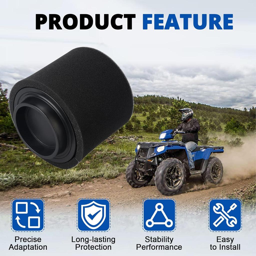 0452306 1253355 Air Filter Part for Polaris Phoenix 200 2005-2023 Hawkeye 300 2006-2011 Trailblazer 250 2001-2006 Sportsman 300 2008-2010 Xplorer 400