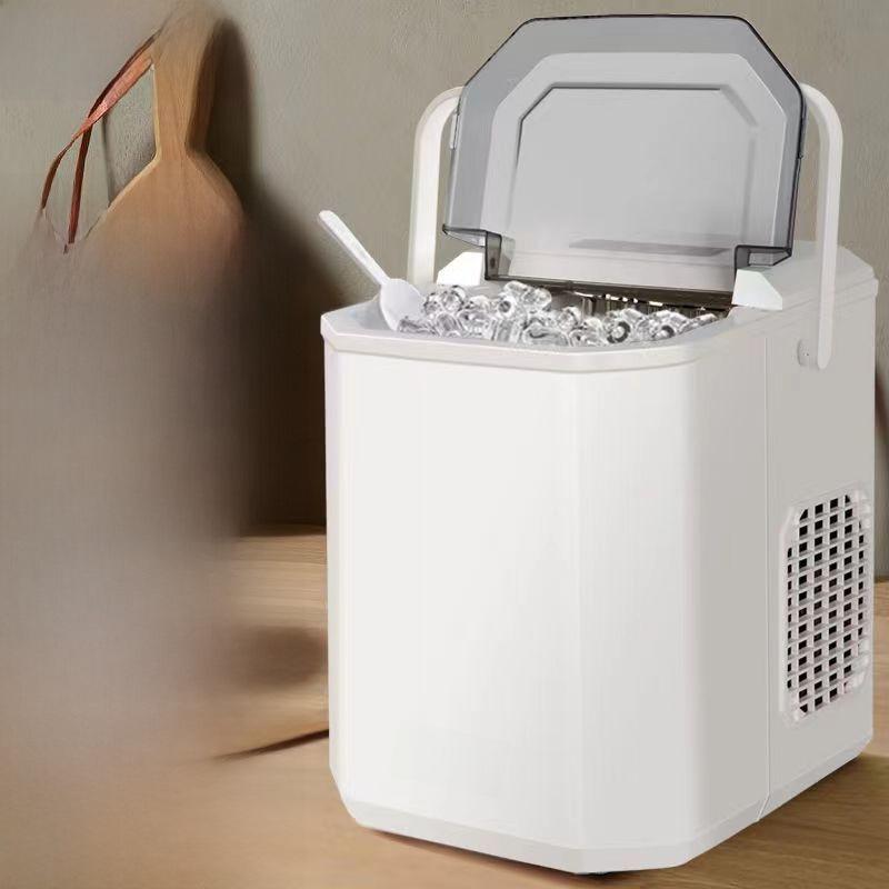 Compact 15kg Automatic Ice Maker for Dorms & Outdoor Use - Energy Efficient