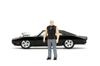 Jada Toys Fast & Furious Series 1/24 F&F Dodge Charger R/T Black with Dominic Figure (Finished)