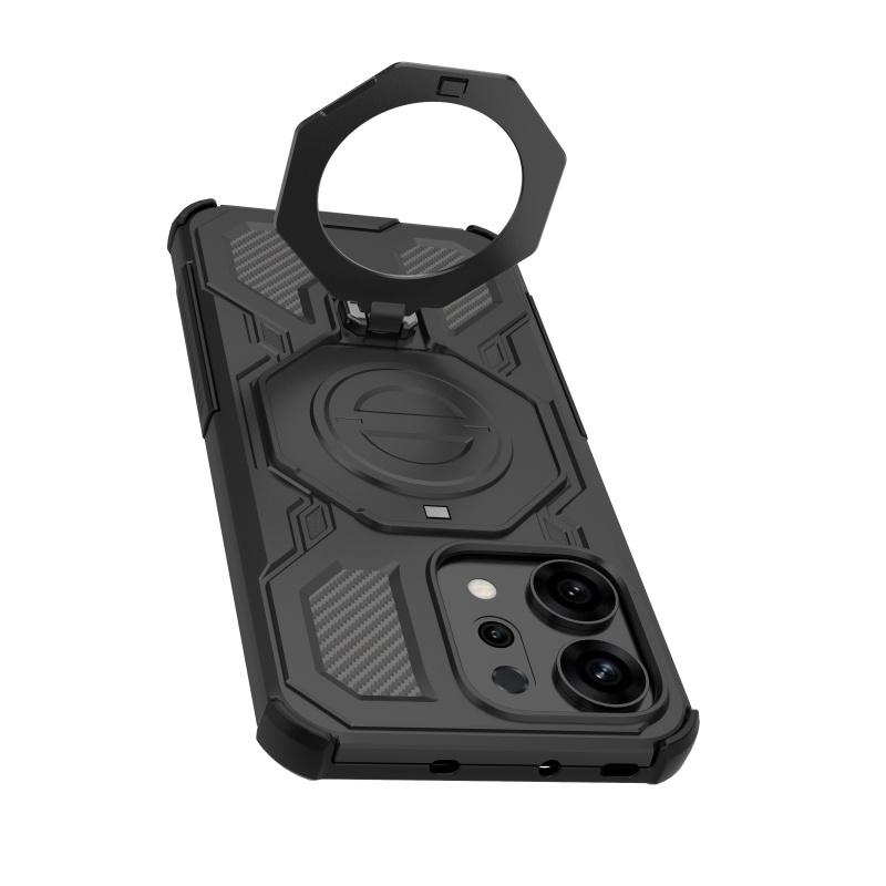 Für Reno 14 Hülle Abdeckung OPPO Reno 14 Capas Neue Stoßfeste Stoßstange Rückseite Magnetische Anziehung Adsorptionsring Halter Fundas Reno 14