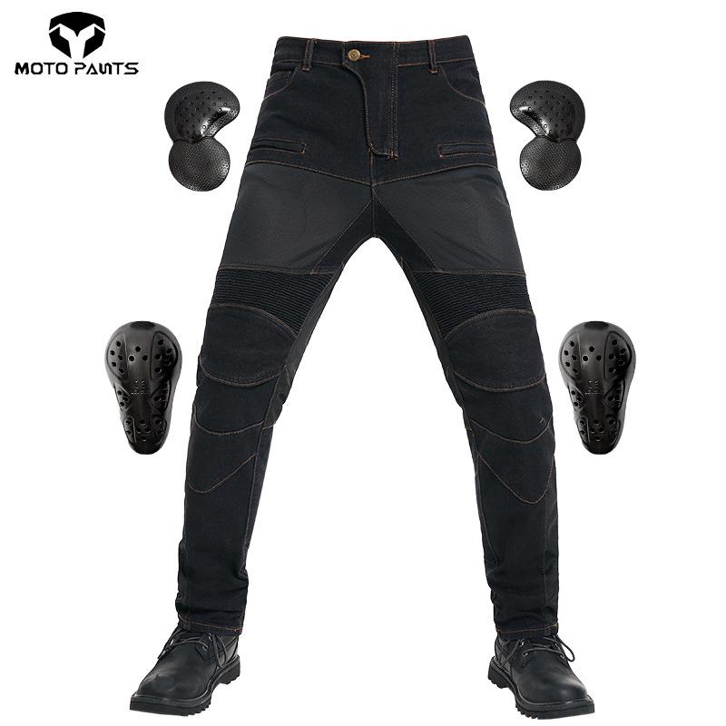 

All-Season Motorcycle Riding Jeans with Protective Pads PK-719 M